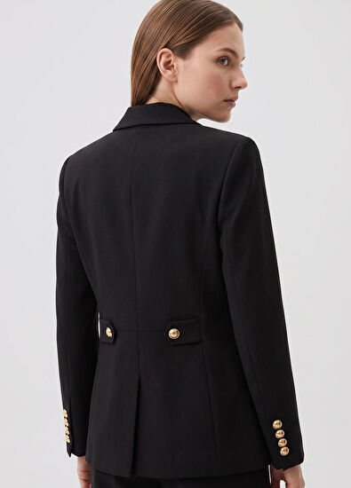 Beymen Club Black Epaulette Blazer - 4