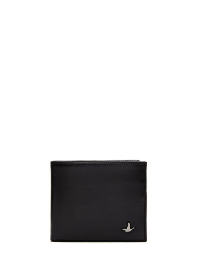 Beymen Club Black Men's Leather Belt Wallet Set - 3