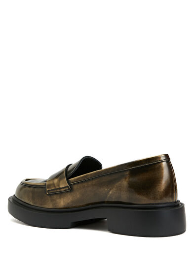 Beymen Club Gold Women's Leather Loafer - 3