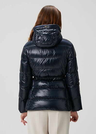 Herno Lacivert Kapüşonlu Mont - 4