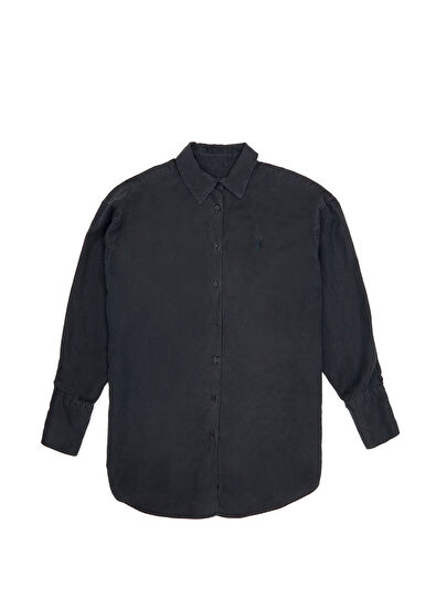 Beymen Club Antrasit Oversize Gömlek - 7