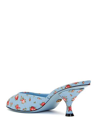 Re Edition 2000 Mavi Kadın İpek Terlik - Görsel 4