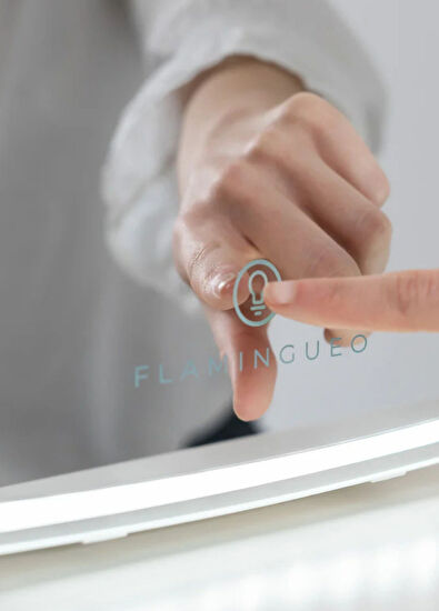 Flamingueo Grimmy Taşınabilir Aynalı ve Ledli Kozmetik Dolabı 10 lt - 6