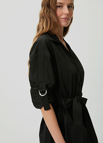 Beymen Club Siyah Mini Gömlek Elbise - 3