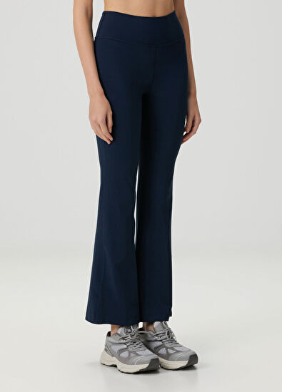 Groove Nulu High Rise Flare Lacivert Tayt - Görsel 4