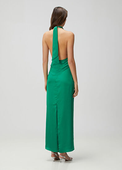 Baobab Amorino Yeşil Maksi Abiye Elbise - 4