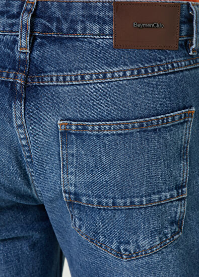 Beymen Club Straight Fit Açık Mavi Jean Pantolon - 5