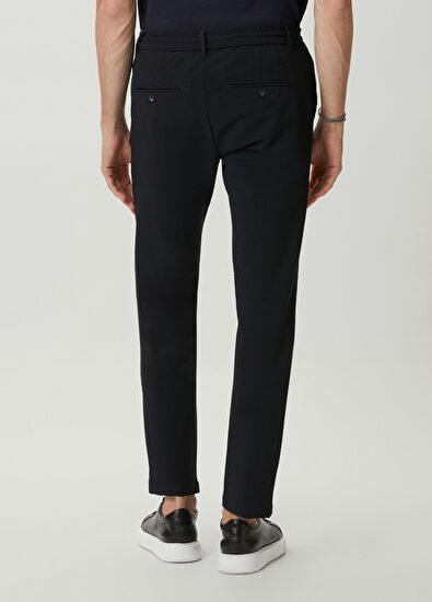 Beymen Club Lacivert Beli Kordonlu Chino Pantolon - 3
