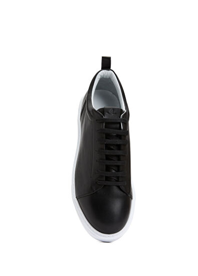 Beymen Club Siyah Erkek Deri Sneaker - 4