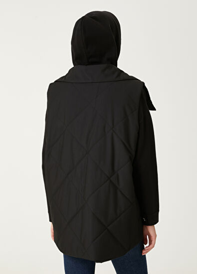 Beymen Club Black Quilted Double-Breasted Vest - 6