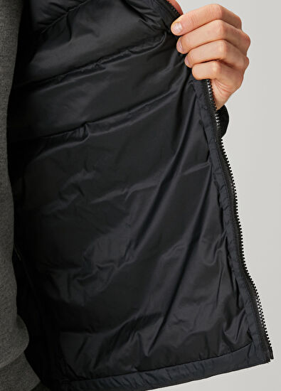 Siyah Puff Mont - Görsel 9