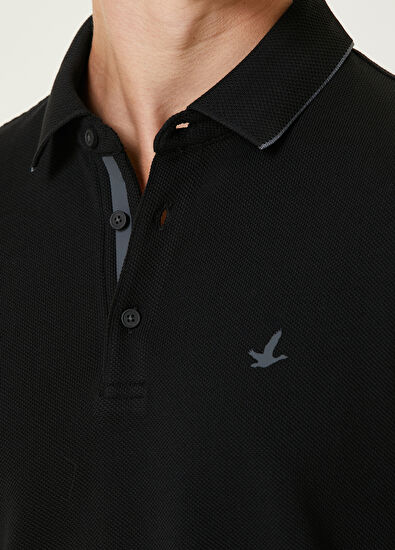 Beymen Club Slim Fit Siyah Polo Yaka Sweatshirt - 6