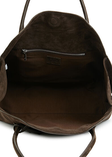 Beymen Club Hera Brown Women's Suede Shoulder Bag - 5