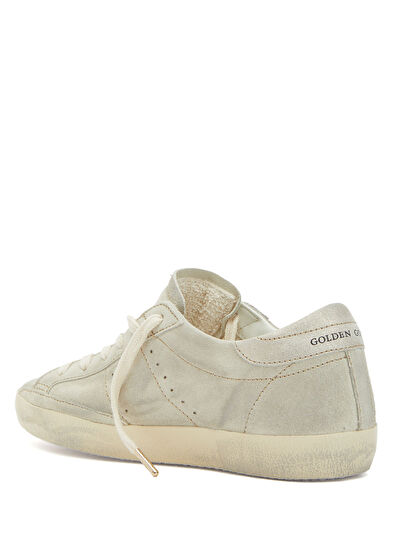 Private EDT Krem Mavi Kadın Süet Sneaker - Görsel 5