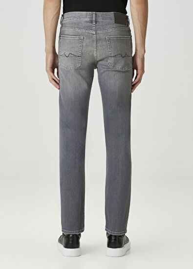 7 For All Mankind Slimmy Gri Jean Pantolon - 3
