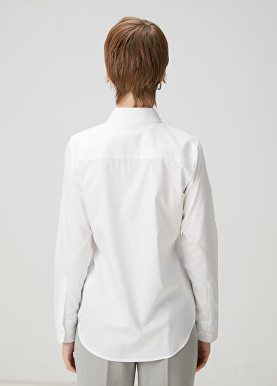 Beymen Club White Basic Poplin Shirt - 4