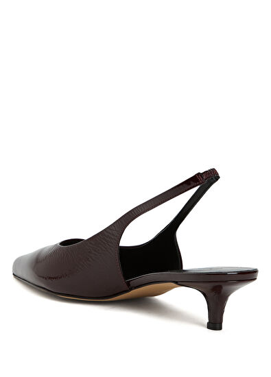 Beymen Club Burgundy Leather Heels - 3