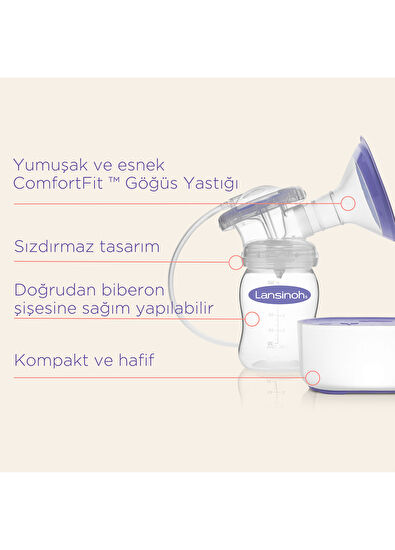 Lansinoh Kompakt Tekli Elektrikli Göğüs Pompası - 4