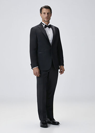 Beymen Collection Black Wool Tuxedo - 3