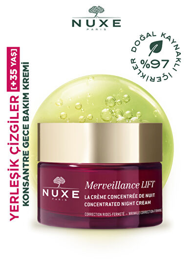 Nuxe Merveillance Lift Sıkılaştırıcı Gece Bakım Yüz Kremi - 5