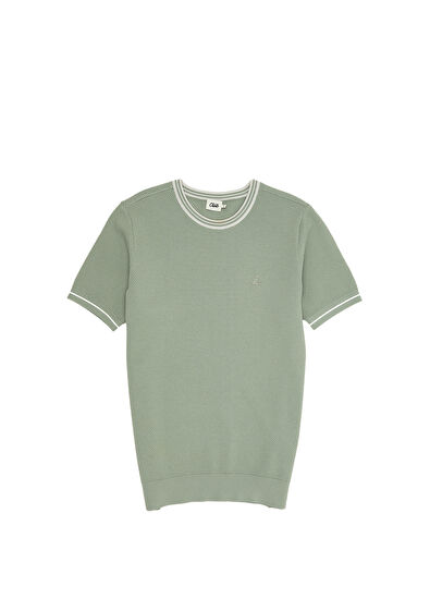 Beymen Club Çağla Petek Örgü Dokulu Kısa Kollu Kazak - 7