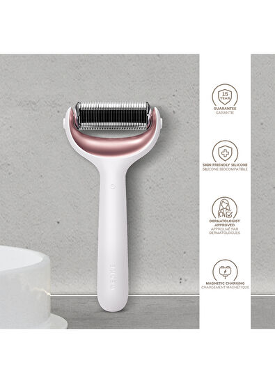 Geske MicroNeedle Face & Body Beyaz 9'u 1 Arada Mikro İğne Yüz ve Vücut Roller - 6