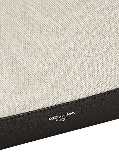 Dolce&Gabbana Atene Siyah Krem Erkek El Portföyü - 5