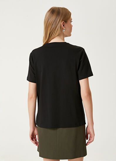Siyah Ördek Baskılı T-shirt Beymen Club Siyah Ördek Baskılı T-shirt - 6