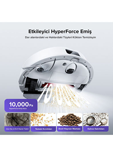 Roborock S8 Pro White Smart Robot Vacuum Cleaner - 3