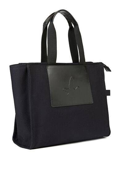 Beymen Club Black Womens Canvas Shopping Bag - 3