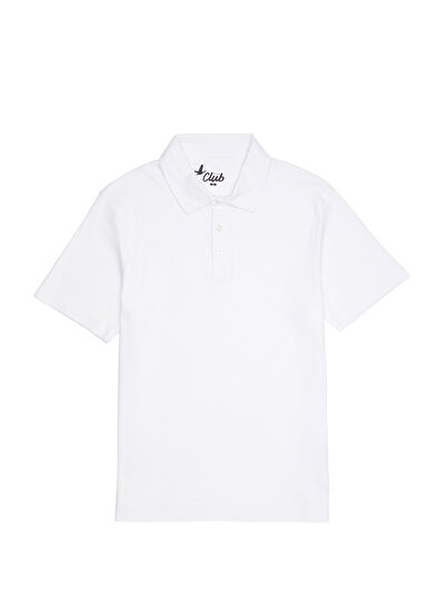 Beymen Club Slim Fit White Polo T-Shirt - 7