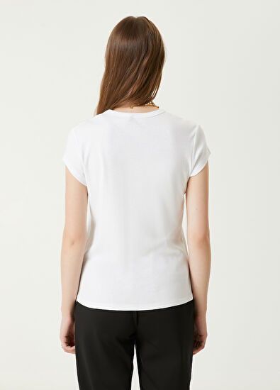 Beymen Club Kırık Beyaz Basic T-shirt - 6