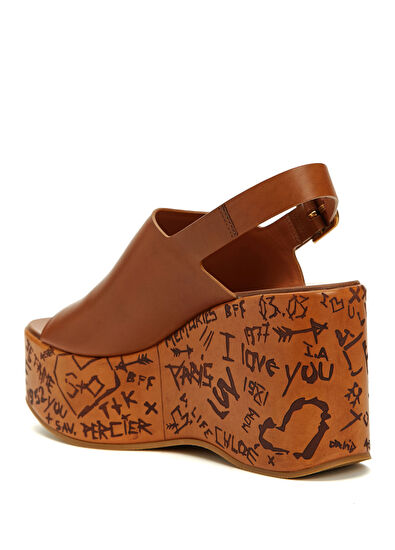 Maxime Kahverengi Kadın Deri Espadril - Görsel 4