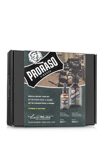 Proraso Duo Sakal Seti Bakım Yağı ve CypressVetyver Şampuan - 4
