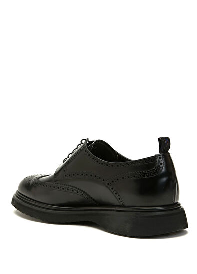 Siyah Erkek Deri Ayakkabı - Görsel 5