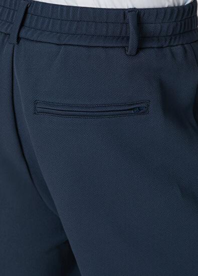 Beymen Club Navy Blue Interlock Shorts - 5