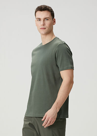 Beymen Club Regular Fit Haki Interlok T-shirt - 3