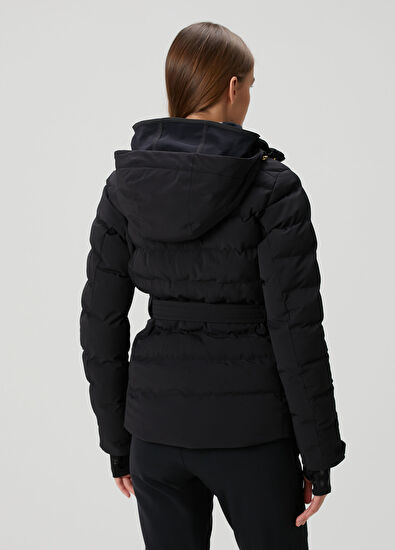 Bogner Ellya Siyah Kapüşonlu Kayak Montu - 4