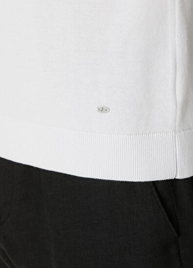 Beymen Club White Color Detail Short Sleeve Sweater - 7