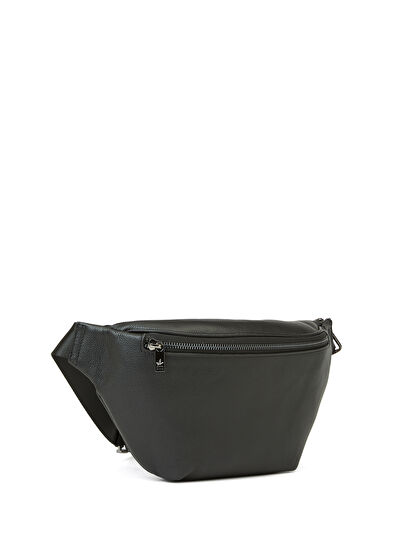 Beymen Club Siyah Deri Bel Çantası - 3