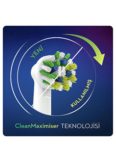 Oral-B EB50 Pro Cross Action 9'lu Beyaz Diş Fırçası Yedek Başlığı - 6