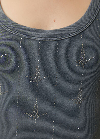 Beymen Club Gri Hotfix Logolu Atlet - 6