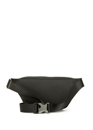 Beymen Club Black Men's Leather Waist Bag - 3