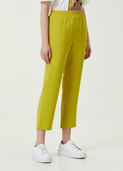Beymen Club Yeşil Beli Lastikli Pijama Pantolon - 3