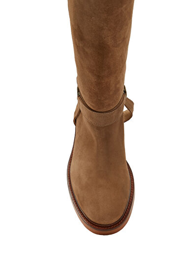 Beymen Club Mink Women Leather Boots - 4