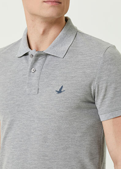 Beymen Club Slim Fit Grey Polo T-Shirt - 5