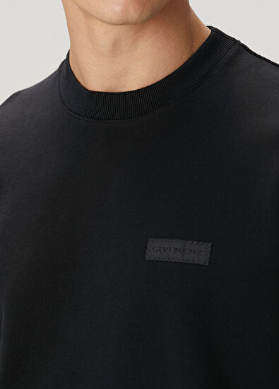 Givenchy American Couture Siyah Logo Detaylı Sweatshirt - 5