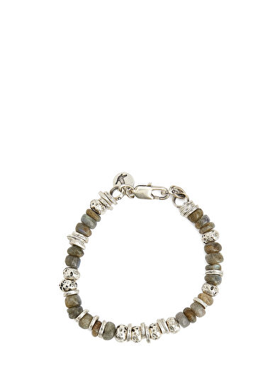 Beymen Club Haki Doğal Taşlı Erkek Bileklik - 5