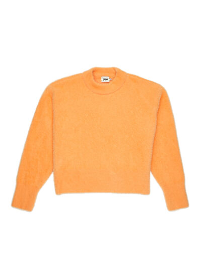 Beymen Club Orange Feather Textured Knitwear - 7