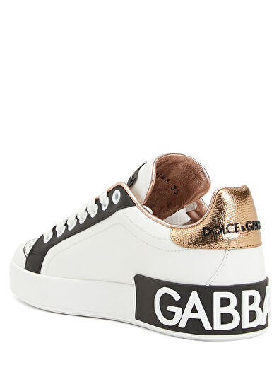 Portofino Beyaz Kadın Deri Sneaker - Görsel 5